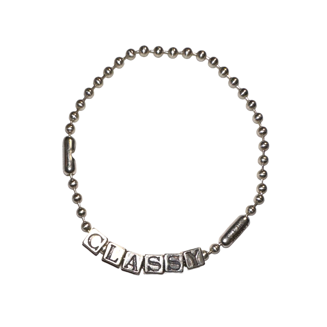 LOURDE “CLASSY” STERLING SILVER BRACELET