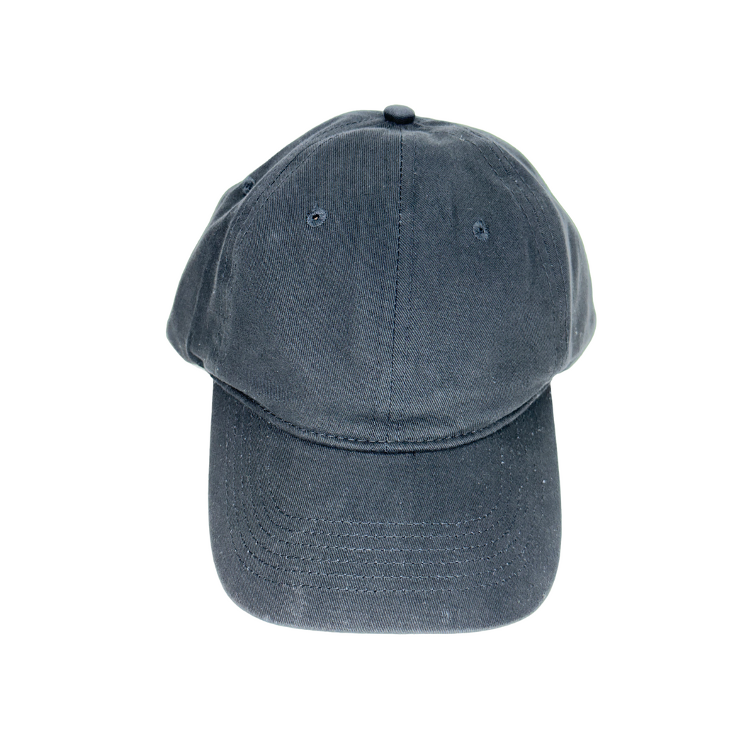 LOURDE SIGNATURE MINIMAL SPORT CAP - DIRTY BLACK