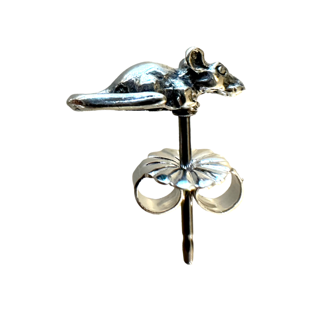 LOURDE STERLING SILVER “RAT” EARRING