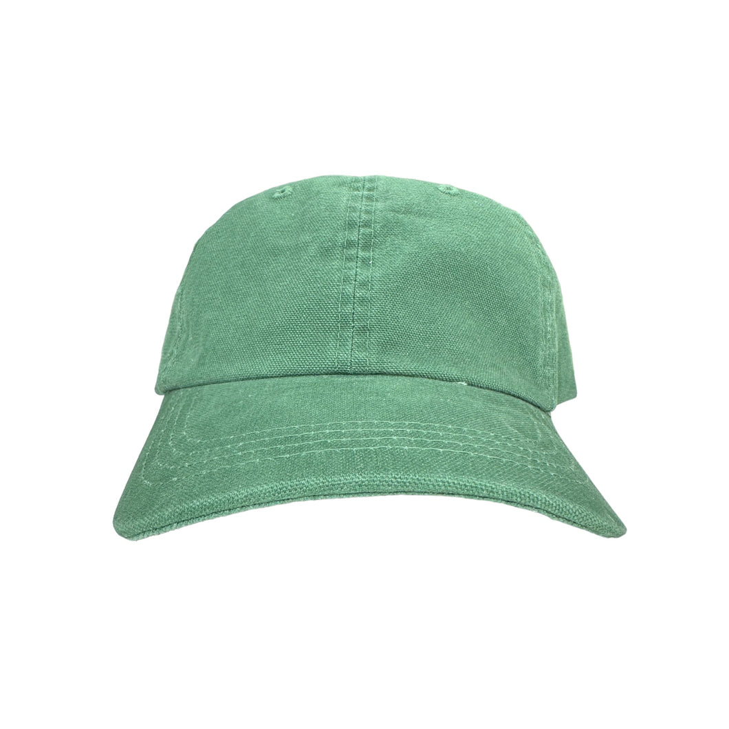 LOURDE SIGNATURE MINIMAL MOM & DAD CAP - FOREST GREEN